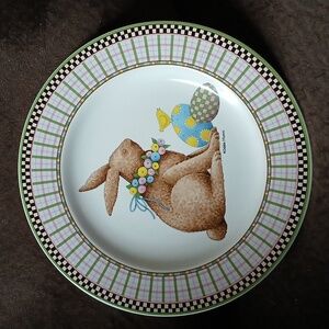 Vintage (1998) Debbie Mumm Sakura Easter 8” Stoneware (Replacement) Plate